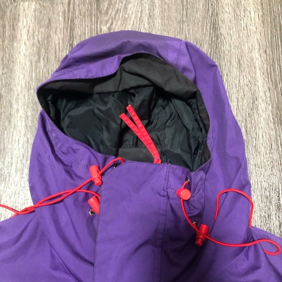 Vintage Eastern Mountain Sports (EMS) Purple Half-Zip Anorak Windbreaker Jacket - Picture 7 of 13